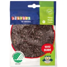 PlayBox: 5mm MIDI likalne perle 1000 kosov v rjavi barvi