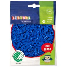 PlayBox: 5mm MIDI likalne perle 1000 kosov v temno modri barvi
