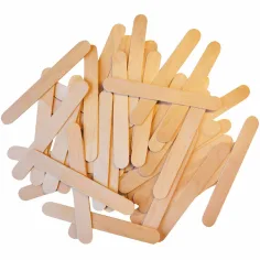 PlayBox: Dekorativne lesene palice s zaobljenimi robovi 150x18mm 100kosov pakiranje