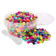 PlayBox: Majhne velikosti navožljive perle 6mm 850kos