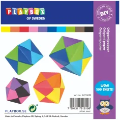 PlayBox: Origami papir 500 kosov set 15x15cm