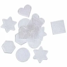 PlayBox: Paket osnovne plošče za 5mm MIDI perle za likanje, 15-delni set