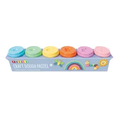 PlayBox: Set 6 barvne gline v pastelnih odtenkih