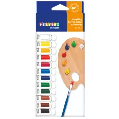 PlayBox: set akrilnih barv v tubah s 12 kosi