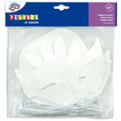 PlayBox: Set barvnih papirnatih mask 16 kosov
