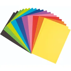 PlayBox: Barvni karton papir set 20 kosov A/4 180gr