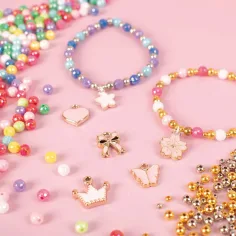 PlayBox: Set za izdelavo zapestnic Charm z medaljoni 500 kosov slika 4