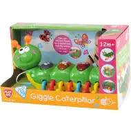 Playgo: Igrajoča otroška gosenica s potezno vrvico