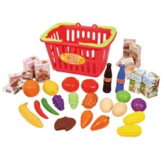 Playgo: Set živil v nakupovalnem vozičku slika 2