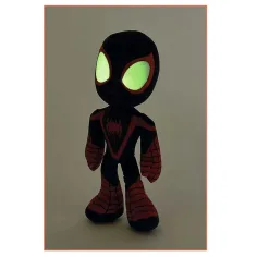 Plišasta figurica Marvel: Amazing Friends - Spiderman Miles Morale z očmi, ki se svetijo v temi 25cm slika 3