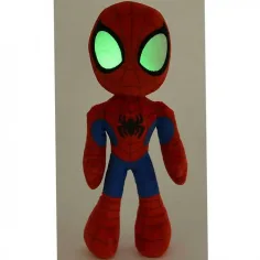 Plišasta figurica Marvel: Amazing Friends - Spiderman Spidy z očmi, ki se svetijo v temi 25 cm slika 3