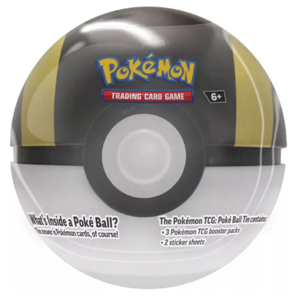 Pokémon TCG 2024 Poké Ball Tin – Kovček v obliki Pokéballa z 3 boosterji v več različicah slika 2