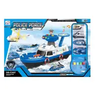 Policijska ladja s svetlobnimi in zvočnimi efekti, z dodatki