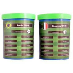 Igraj ponovno finale svetovnega prvenstva v nogometu 1970! Brazilija-Italija set za namizni nogomet z darilno ekipo