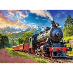 Potovanje med gorami z vlakom 1000-delni puzzle -Trefl slika 2