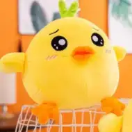 Prisrčni plišasti piščanček 25 cm v dveh različicah