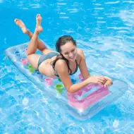 Prosojna blazina z barvnimi kozarci 188x71cm - Intex