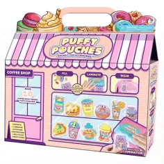 Puffy Pouches: Pufi charm design set - kavarni