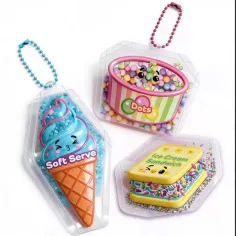 Puffy Pouches: Pufi charm design set - sladoledarna slika 3