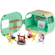 Pujsa Pepa – komplet igrač Trije mali pujski s počitniško prikolico in figuricami - Hasbro slika 2