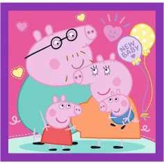 Peppa prašiček 3 v 1 20-36-50kosov puzzle - Trefl slika 2