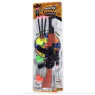 Puška s sesalnimi konicami z gumijastimi racami