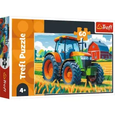 Puzzle 60 kosov traktorja - Trefl
