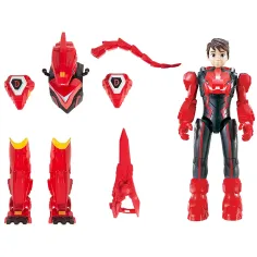 Quantum Heroes: Dinoster Lucio akcijska figura rdečim oklepom 20 cm slika 2