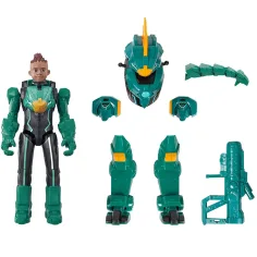 Quantum Heroes: Dinoster Oz akcijska figura z zelenim oklepom 20 cm slika 2