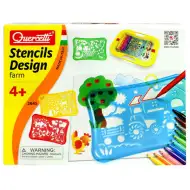 Quercetti: Komplet risalnih šablon Kmetija