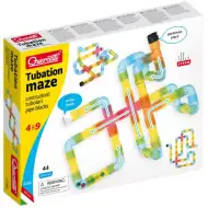 Quercetti: Labirint cevi 44-delni komplet gradbene igrače