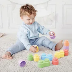 Quercetti: Momy Soft 18-delni mehki zvočni gradbeni blok set slika 4