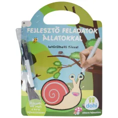 Razvojne naloge z živalmi z obrišljivo flomasterjem - D-Toys