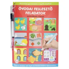 Vrtec razvojne naloge z obrisnim flomastrom - D-Toys