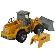 RC Buldožer na daljinsko upravljanje delovni stroj s svetlobnimi učinki v merilu 1/30 22 cm slika 4