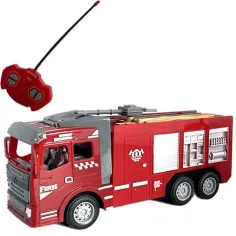 RC Daljinsko vodenje gasilsko vozilo s svetlobnimi učinki v razmerju 1/30
