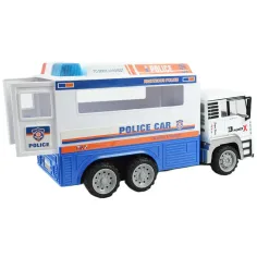 RC daljinsko vodeni policijski tovornjak s kovinsko kabino, s svetl. učinki 27 MHz merilo 1/12 32 cm slika 3