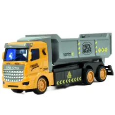RC gradbeni tovornjak prekucnik na daljinsko upravljanje z lučjo 1/48 27MHz 20cm slika 2
