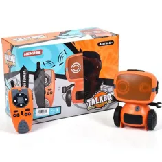 RC interaktivni TalkBot robot z walkie-talkie načinom v oranžni barvi 2,4GHz slika 12