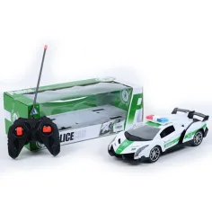RC Daljinsko upravljani policijski Lamborghini športni avto s svetlobnimi efekti 1/16 velikost