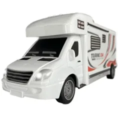 RC Policijski Touring Car avtodom na daljinsko upravljanje z lučjo 27 MHz v merilu 1/32 25 cm slika 3