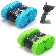 RC Storm Dancer 360: 2 v 1 amfibijsko daljinsko vodenje vozilo s gosenicami 2.4GHz v več različicah