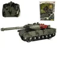 RC Tank Leopard 2 na daljinsko vodenje s svetlobnimi efekti 23 cm