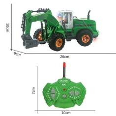 RC Truck zeleni delovni stroj na daljinsko upravljanje 1/30 27MHz slika 2