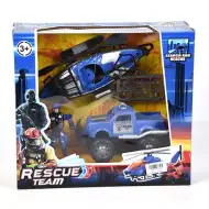 Rescue Team Policijski igralni komplet z džipom in dodatki