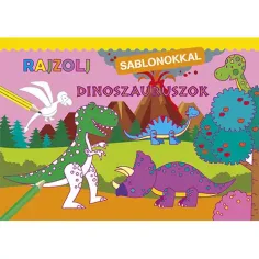 Riši s šablonami - Barvanje dinozavrov