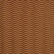 Rjavi dekorativni 3D valoviti karton B2 50x70cm