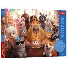 Rojstni dan kapibare 200-delni puzzle - Trefl slika 1