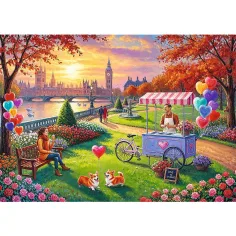 Romantični London 500-delni Premium plus kvalitetni puzzle - Trefl slika 2