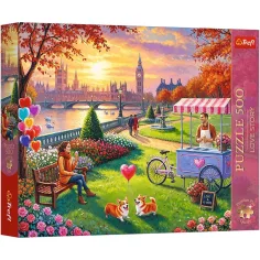 Romantični London 500-delni Premium plus kvalitetni puzzle - Trefl